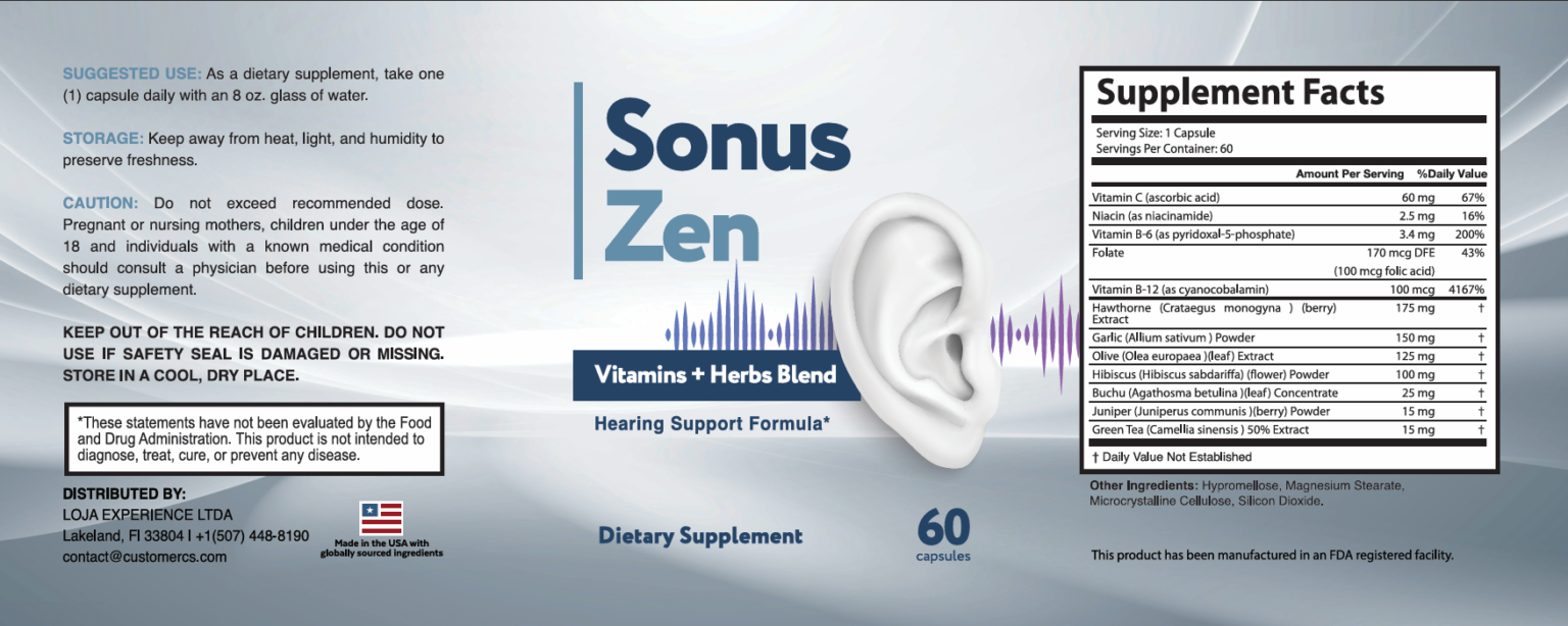 SONUSZEN – Order Now